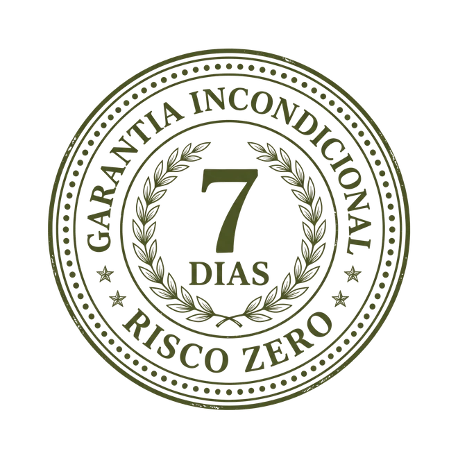 Selo de garantia de 7 dias do Clube Gaia.
